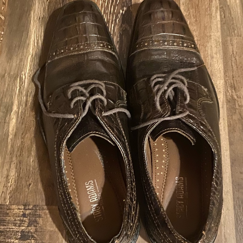 Brown Stacey Adams Oxfords